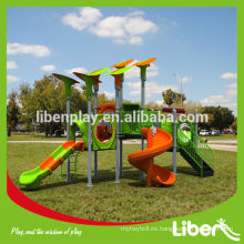 Los niños de plástico al aire libre fuera juegos de patio (LE.QI.004.01)